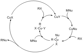 Copper cross coupling proposed mechanism
