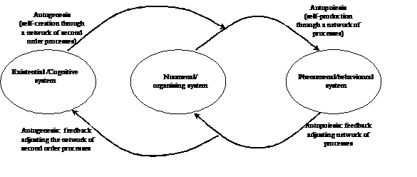 Figure 1 - Living System formulated as a set of ontologically independent but interconnected substructural subsystems