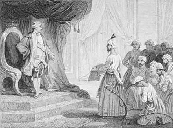 File:Louis XVI Receives the Ambassadors of Tipu Sultan 1788 Voyer after Emile Wattier 19th century.jpg