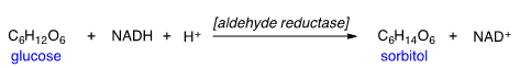 Net reaction of glucose reduction reaction.png