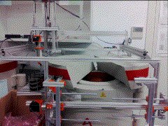 An autosampler for solid samples for radiation measurement