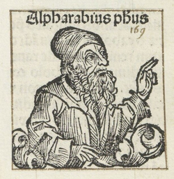 Alpharabius in Liber Chronicarum 1493 AD.png