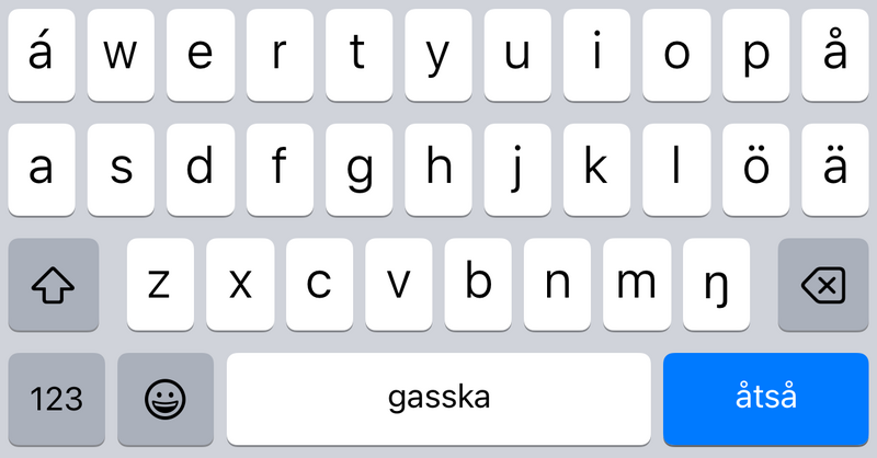 File:IOS 17.2 screenshot showing the Pite Sami virtual keyboard.png