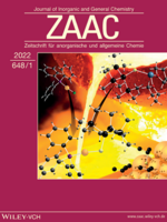 Zeitschrift für anorganische und allgemeine Chemie journal cover volume 648 issue 1.png