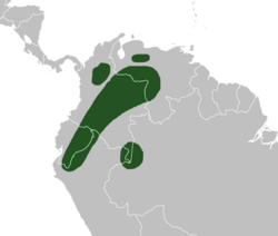 Caryodendron orinocense distribution map.png