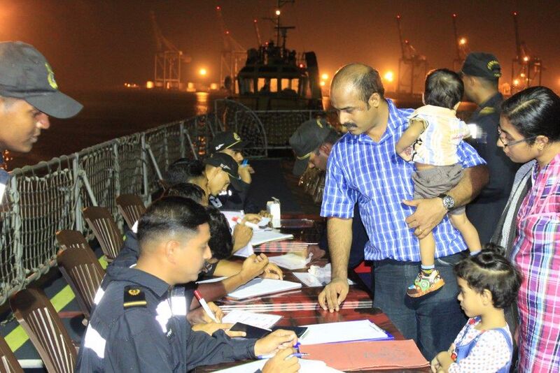 File:Registration of Indian citizens evacuating from Yemen in progress (2015) - 1.jpg
