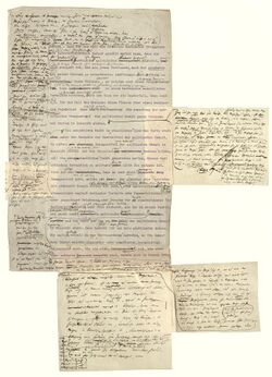 A page from the Economy and Society manuscript