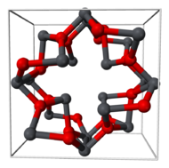 Alternating dark gray and red balls connected by dark gray-red cylinders