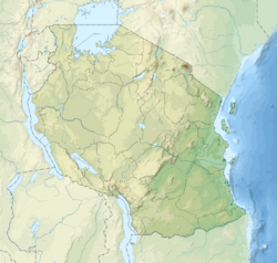 Location map/data/Tanzania is located in Tanzania