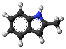 2-Methylindole molecule