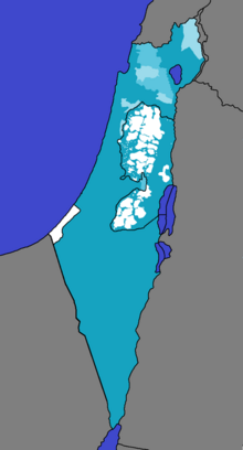 Hebrew Language in the State of Israel and Area A, B and C.png