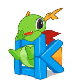 KDE Mascot Konqi for KDE Frameworks.png