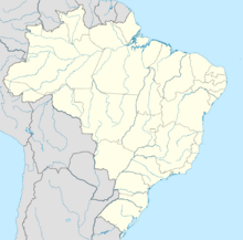 Map showing the location of Toca da Boa Vista