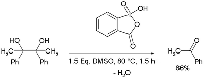 Oxidative cleavage of vicinal diols