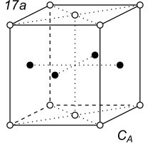 Black-white (antisymmetric) 3D Bravais Lattice number 17a (Orthorhombic system)