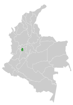Grallaria milleri map.svg