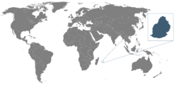 Map showing former range of the broad-billed parrot