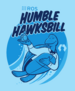 The release poster for ROS 2 Humble Hawksbill.