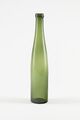 A green glass bottle
