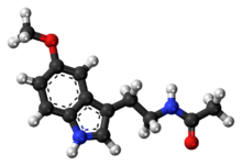 Melatonin molecule ball.png