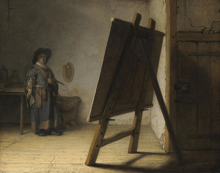 File:Rembrandt The Artist in his studio.jpg