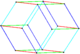 Bilinski dodecahedron parallelohedron.png