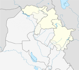 Erbil is located in Iraqi Kurdistan