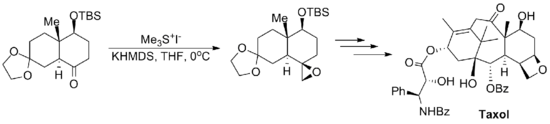 Taxol synthesis CCR step