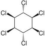 Gamma-hexachlorocyclohexane.svg
