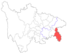Location of Qianjiang Prefecture within Sichuan.png