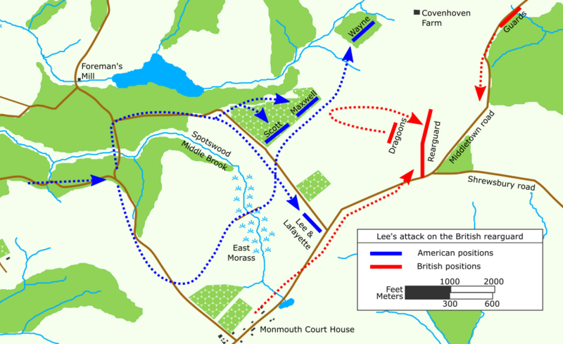 File:Battle of Monmouth - American vanguard attack.png