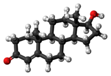 Testosterone molecule ball.png