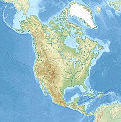 Location of Mendenhall Lake in Alaska, USA.