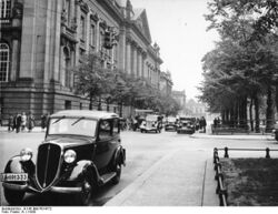 Photo of exterior of Prussian State Library in 1939