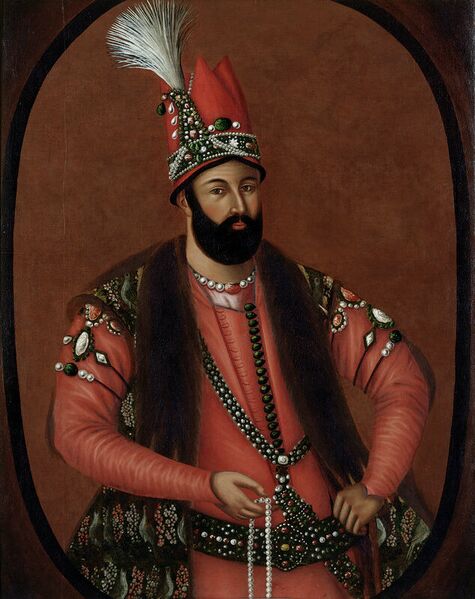 File:Contemporary portrait of Nader Shah. Artist unknown, created in ca. 1740 in Iran (cropped).jpg