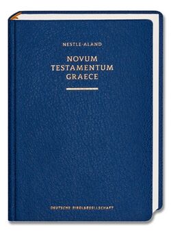 Novum Testamentum Graece (Nestle-Aland), 28th edition.jpg