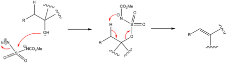 General Mechanism for the Burgess reagent.