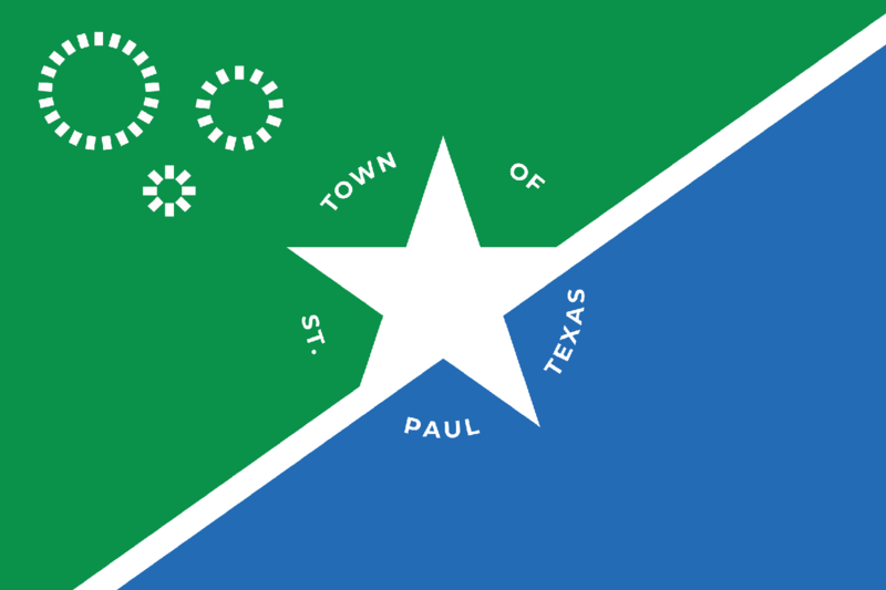 File:Flag St Paul Texas Official.png