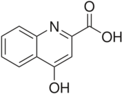Chemical structure of kynurenic acid