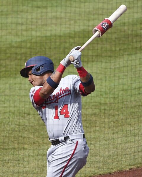 File:Starlin Castro takes a practice swing for the Nationals vs the Blue Jays at Nationals Park, July 30, 2020 (All-Pro Reels Photography) (50173515957) (cropped).jpg