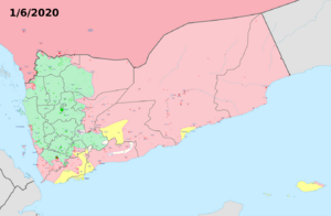Yemen Warmap with Frontlines.png