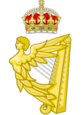 Crowned Harp (Tudor Crown).svg