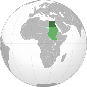 Green: Kingdom of Egypt Lighter green: Condominium of Anglo-Egyptian Sudan Lightest green: Ceded from Sudan to Italian Libya in 1934.
