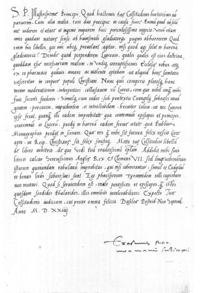 File:Erasmus, Letter to George, Duke of Saxony.jpg