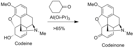 An Oppenauer oxidation of codeine