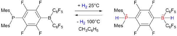 Phosphino borane hydrogenstorage