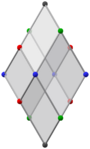 Bilinski dodecahedron, ortho matrix.png