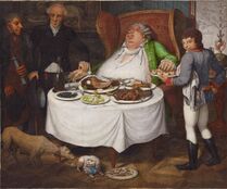 1804 Painting "Der Völler" by Georg Emanuel Opiz