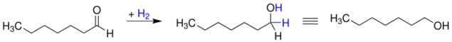 Synthese von 1-Heptanol