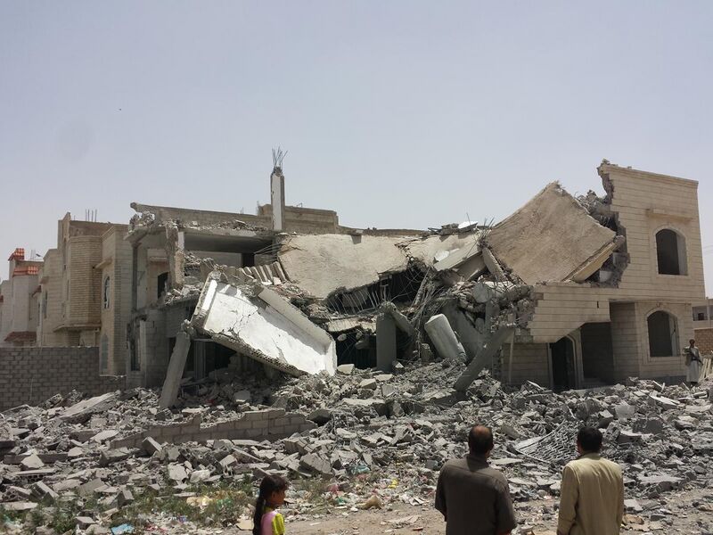 File:Destroyed house in the south of Sanaa 12-6-2015-4.jpg